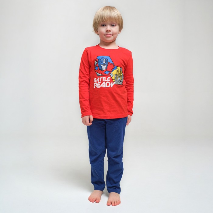 Пижама детская для мальчика Трансформеры, рост 122-128 пижама детская для мальчика с64