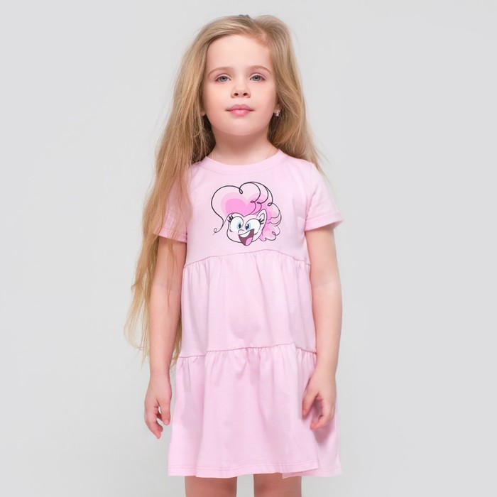 Платье «Пинки Пай», My Little Pony, рост 122-128 футболка для девочки пинки пай my little pony тай дай рост 98 104 см