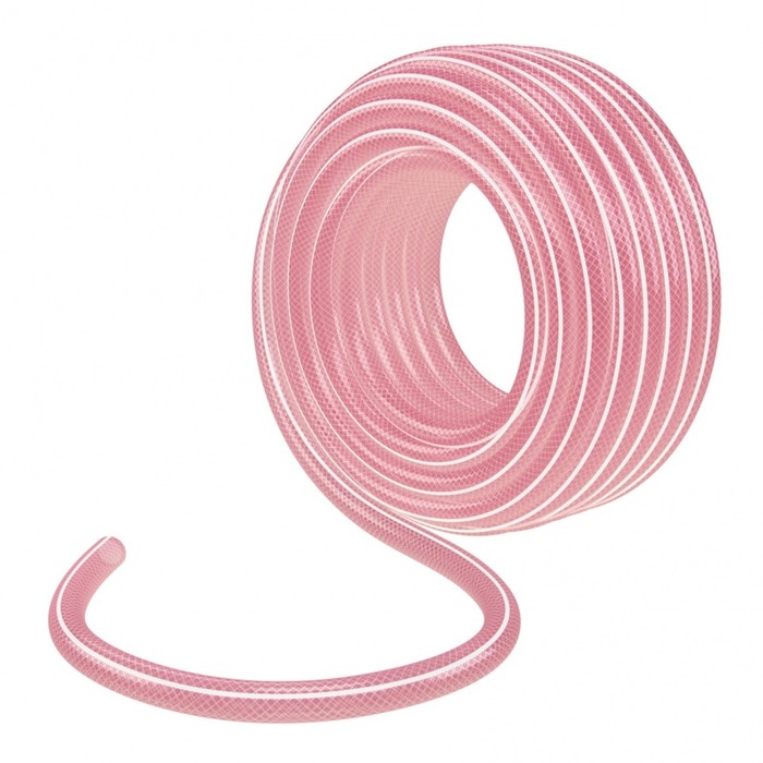 

Шланг, ПВХ, d = 19 мм (3/4"), L = 15 м, пищевой, розовый