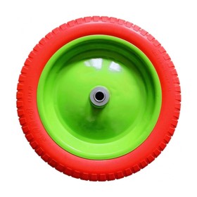 Колесо полиуретановое, d = 350 мм, ступица: диаметр 20 мм, длина 80 мм Ош