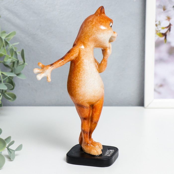 

Сувенир полистоун лак "Кошечка - удивление" 18,5х6,5х10 см