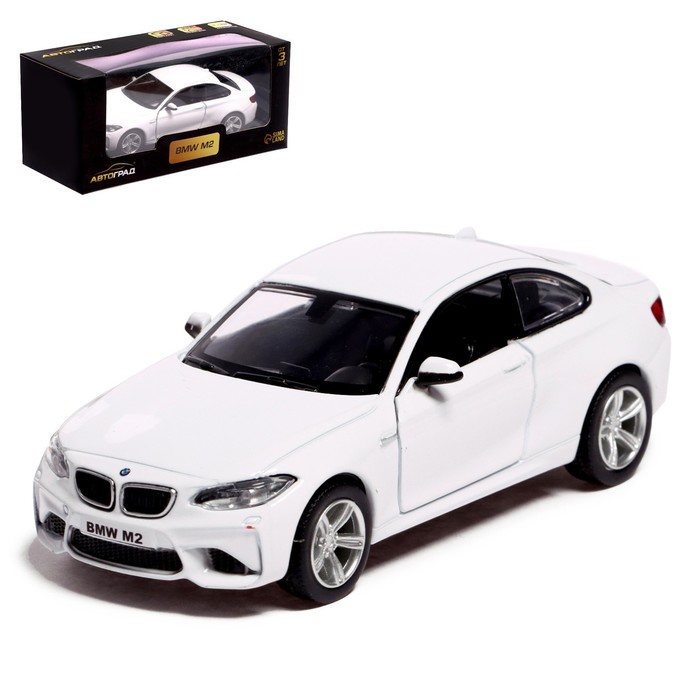 

Машина металлическая BMW M2 COUPE, 1:32, инерция, открываются двери, цвет белый