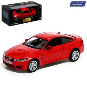 Машина металлическая BMW M4 COUPE, 1:32, инерция, открываются двери, цвет черный