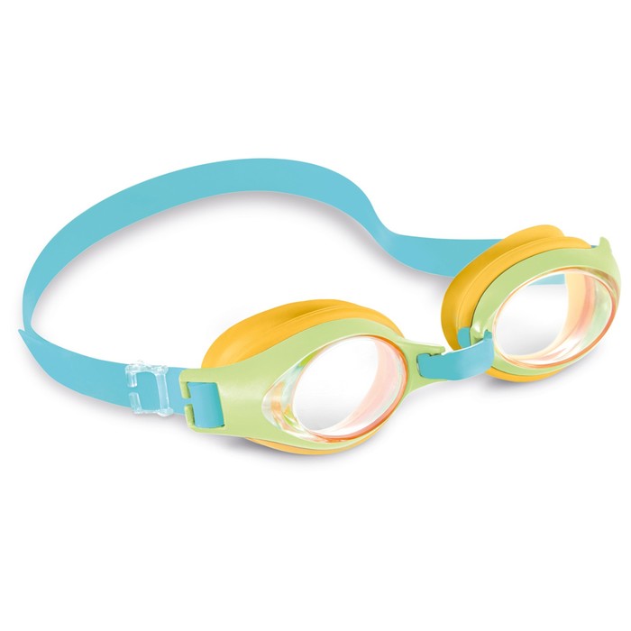 Очки для плавания, от 3 до 8 лет, цвет МИКС очки для плавания sport relay от 8 лет цвет микс