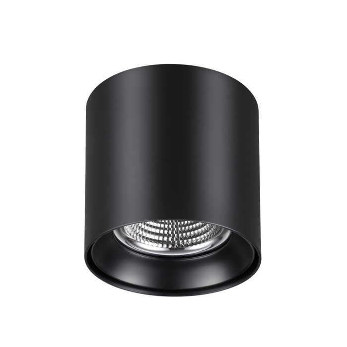 Светильник RECTE, 10Вт LED 4000K, 720лм, цвет чёрный, IP20 светильник gesso 10вт led 4000k 850лм цвет чёрный