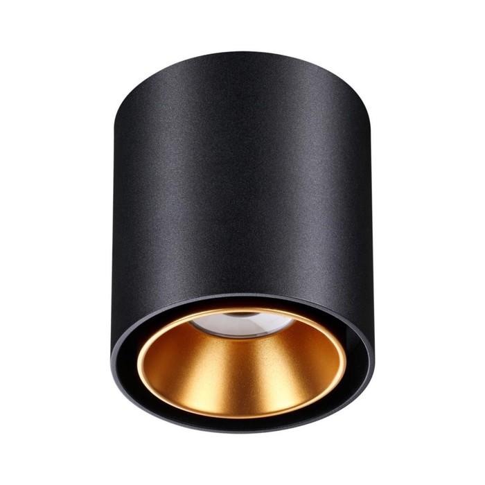 Светильник OVER, 10Вт LED, 4000К, 800лм, цвет чёрный/золото светильник over 10вт led 4000к 720лм цвет чёрный