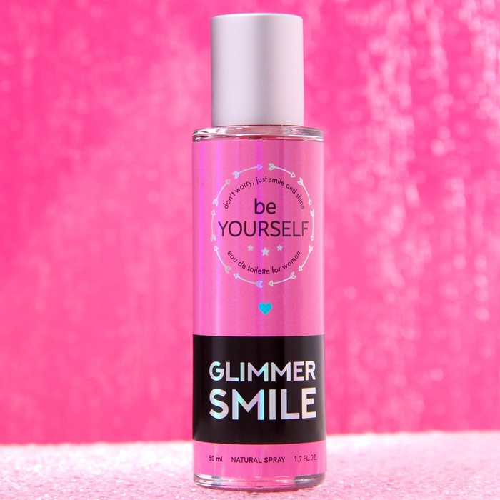 

Туалетная вода женская Be Yourself Glimmer Smile, 50 мл