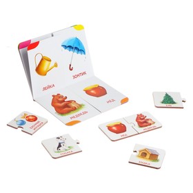 

Игровой набор «Найди пару», парные пазлы + картонная книга