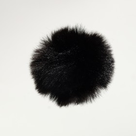 

Игрушка для кошек "Меховой шарик", искусственный мех, 5 см, чёрная