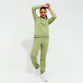 

Костюм женский (свитшот, брюки) MINAKU: Casual Collection цвет фисташковый, р-р 46