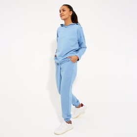 

Костюм женский (худи, брюки) MINAKU: Casual Collection цвет голубой, р-р 44