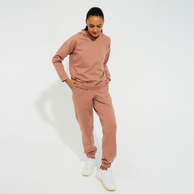 

Костюм женский (худи, брюки) MINAKU: Casual Collection цвет песочный, р-р 44