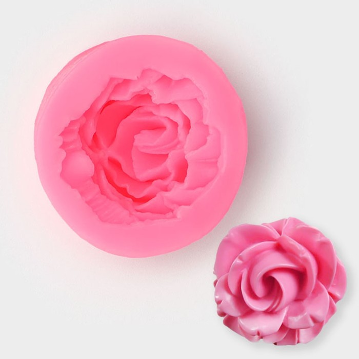 Молд «Роза», силикон, 4,5×2 см, цвет МИКС молд роза 4 5×2 см цвет микс