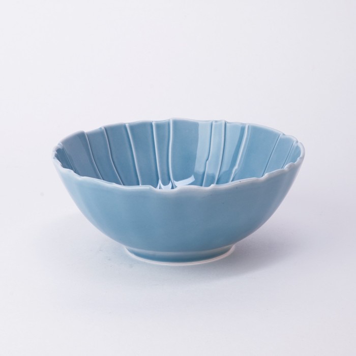 Салатник «Нежность» 17 см, голубой