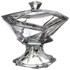 

Конфетница на ножке с крышкой «Оригами» 23.5 см