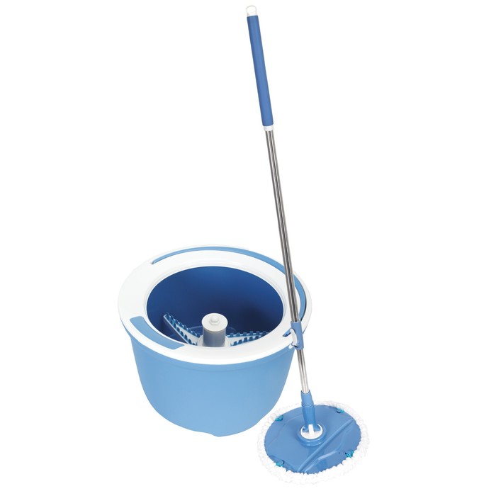 Набор для мытья полов Soft Touch Simple Mop, 2 предмета: швабра, ведро с механизмом отжима МИКС