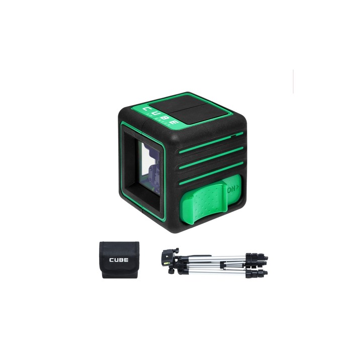 Уровень лазерный ADA CUBE 3D GREEN Professional Edition А00545, до 40 м, 3 луча, 515 Нм уровень лазерный ada armo 2d green professional edition до 40 м 2 луча 535 нм ± 0 3 мм м