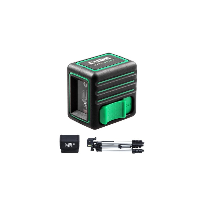 Уровень лазерный ADA CUBE MINI GREEN Professional Edition А00529, до 20 м, 2 луча, 520 Нм уровень лазерный instrumax qbig set im0127 до 20 м 2 луча 535 нм 0 2 мм м штатив
