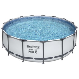 

Бассейн каркасный Steel Pro Мах 457 х 122 см (фильтр-насос,лест,тент) 56438