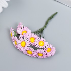 

Цветы для декорирования "Ноготки" светло-розовый 1 букет=10 цветов 7 см