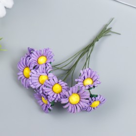 

Цветы для декорирования "Ноготки" сиреневый 1 букет=10 цветов 7 см