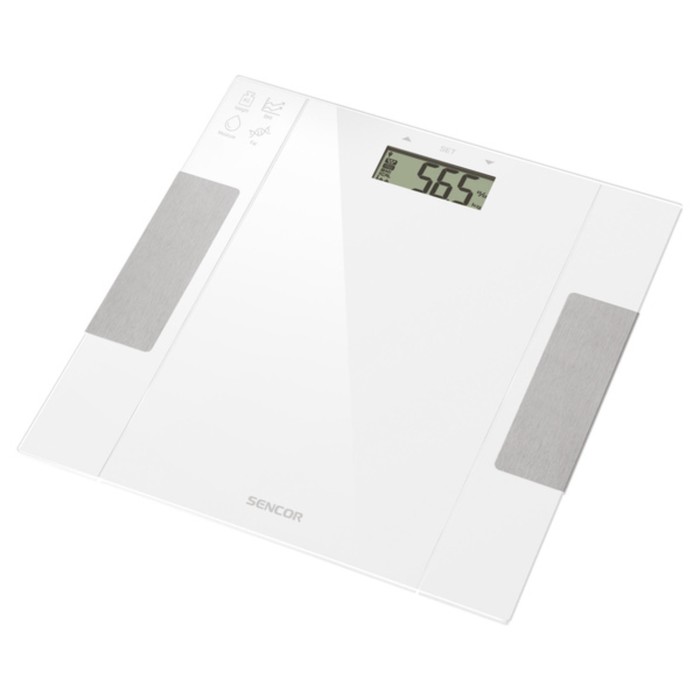 Весы напольные Sencor SBS 5051WH, электронные,  диагностические,  до 150 кг, белые