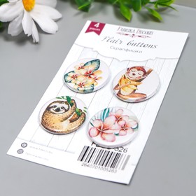 

Набор фишек для скрапбукинга "Fabrica Decoru" 4 шт №526