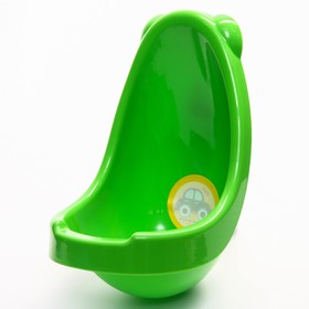 Писсуар детский пластиковый "Машинки" , цвет зелёный