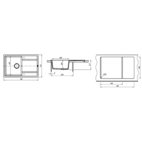 

Мойка кухонная из камня Florentina «ЛИПСИ-780» 780х510 мм, цвет песочный