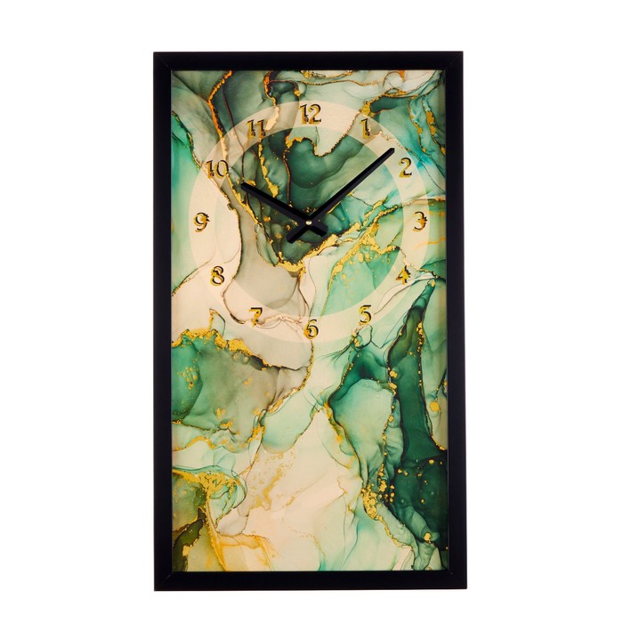 фото Часы настенные, на холсте, серия: цветы, "магнолия", 40 х 50 сюжет