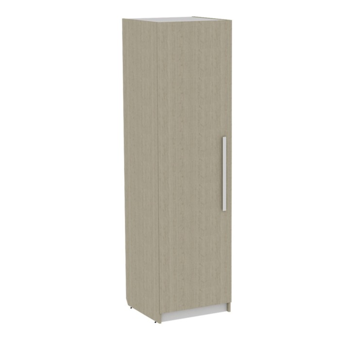 Шкаф для белья «Стилика», 500 × 600 × 2200 мм, 1 дверь, цвет белый / пикар