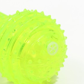 Игрушка светящаяся для собак "Круглая кость", TPR, 15 см, жёлтая от Сима-ленд
