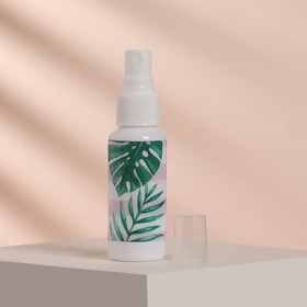 Бутылочка для хранения, с распылителем «Тропики», 40 мл, цвет белый Ош