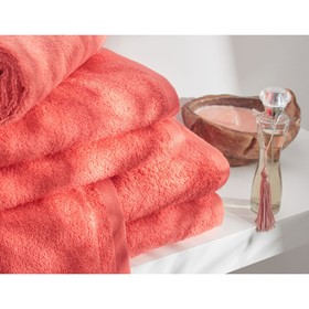 

Полотенце махровое Bloomy coral, размер 70х140 см