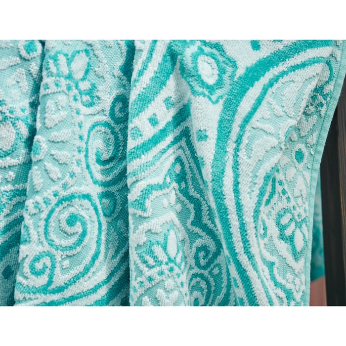 

Полотенце махровое Delhi turquoise, размер 50х90 см