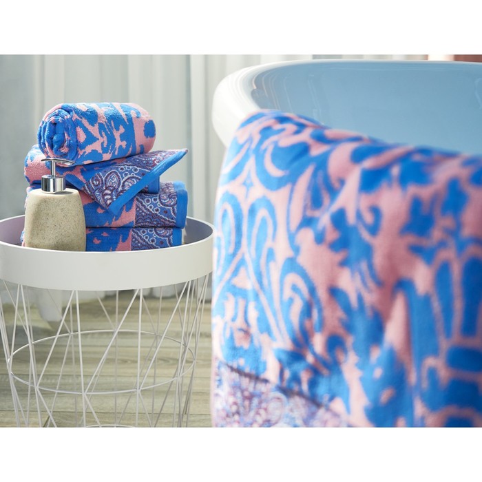 

Полотенце махровое Goa pink/blue, размер 34х76 см