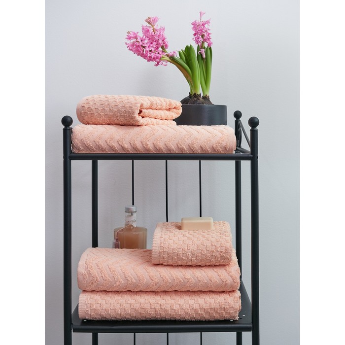 

Полотенце махровое Peach, размер 70х130 см