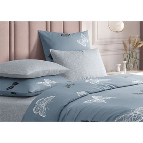 

Постельное бельё 2 сп Black and white butterflies, размер 180х214 см, 175х215 см, 70х70 см - 2 шт