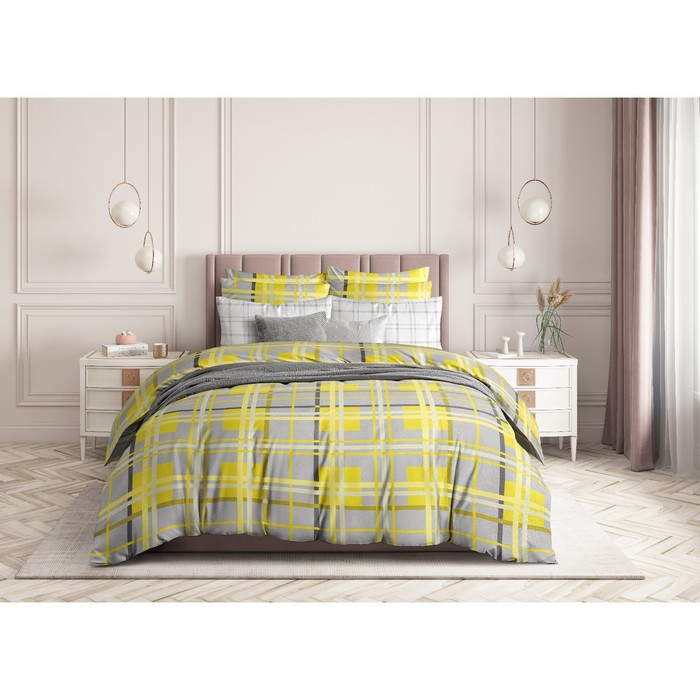 

Постельное бельё 1.5 сп Long island, размер 150х214 см, 143х215 см, 70х70 см - 2 шт