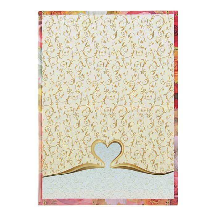 Папка для свидетельства о рождении "Цветы в коробках", А5, ламинированная