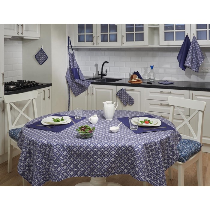 

Салфетка под приборы Snowflakes blue, размер 35х45 см