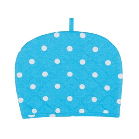 

Чехол на чайник Blue polka dot, размер 30х25 см
