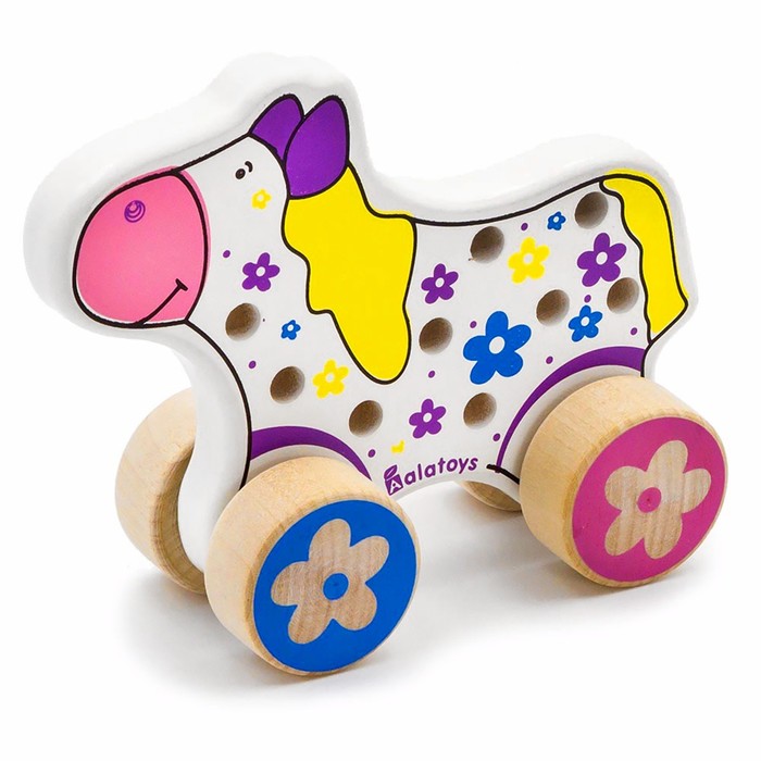 Каталка-шнуровка "Лошадь"