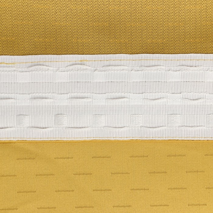 Штора портьерная Этель "Штрихи"цв.желтый,на шторн.ленте 250*265 см,100% п/э