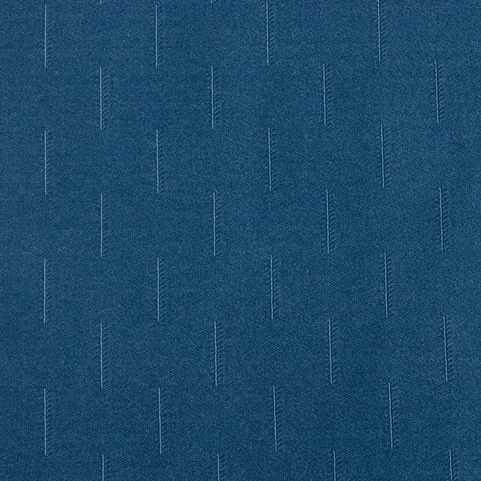 Штора портьерная Этель "Штрихи" цв.синий,на люверсах 250*265 см, 100% п/э
