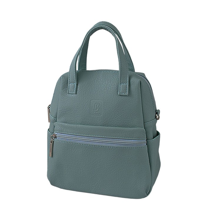 фото В2746 рюкзак, отдел на молнии, цвет зеленый 27х18х10см bagsland