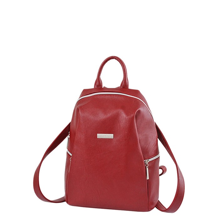 фото В2630 рюкзак, отдел на молнии, цвет красный 33х27х13см bagsland