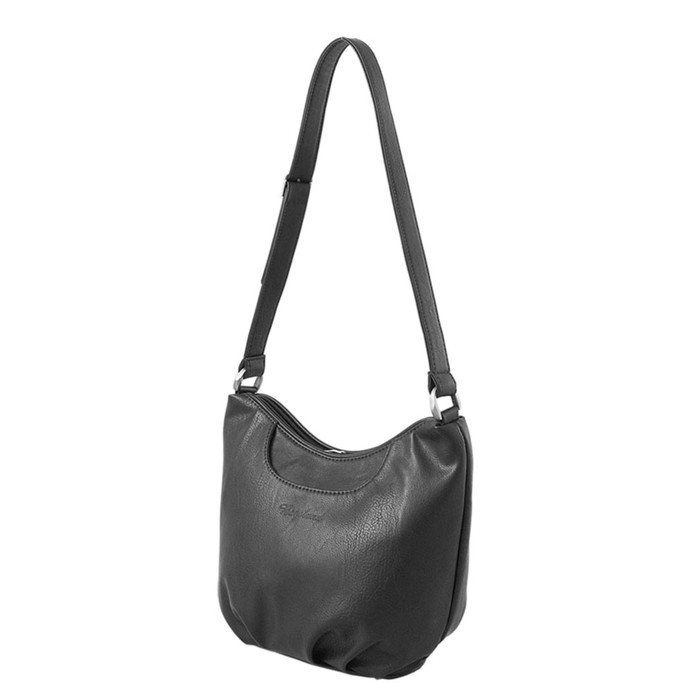 фото В2350 сумка мешок, отдел на молнии, цвет черный 25х25х13см bagsland