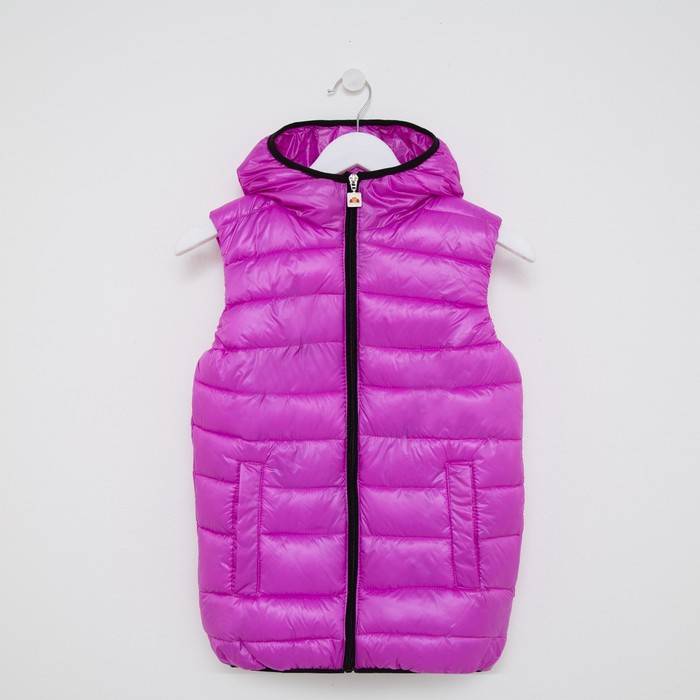 фото Жилет для девочки а.935224, цвет сиреневый, рост 146 милена