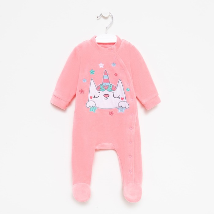 фото Комбинезон для девочки а.041-46-1., цвет розовый, рост 62 luneva